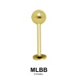 1.2mm Labrets Ball MLBB